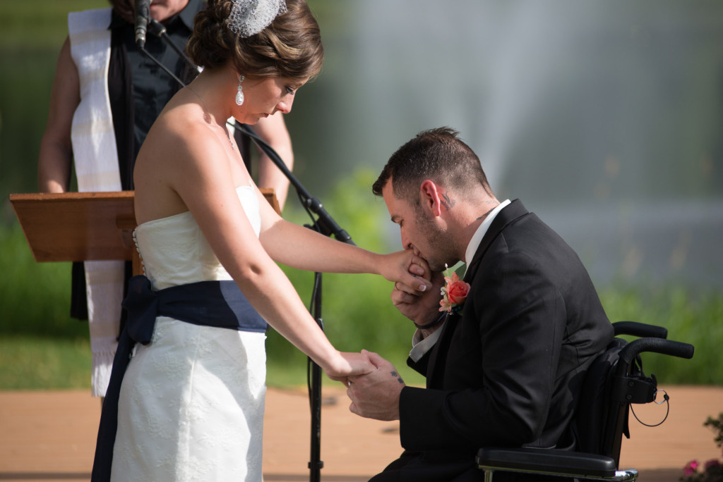 Kimberly and Kyle's summer wedding at Majestic Oaks in Andover, MN