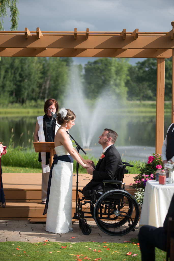 Kimberly and Kyle's summer wedding at Majestic Oaks in Andover, MN