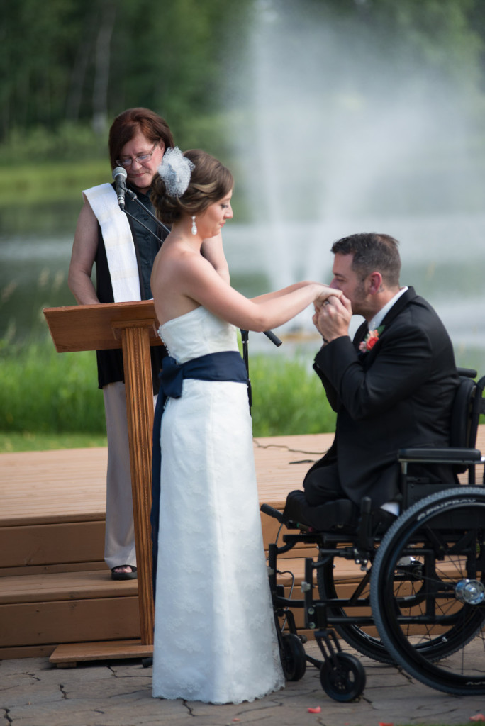 Kimberly and Kyle's summer wedding at Majestic Oaks in Andover, MN