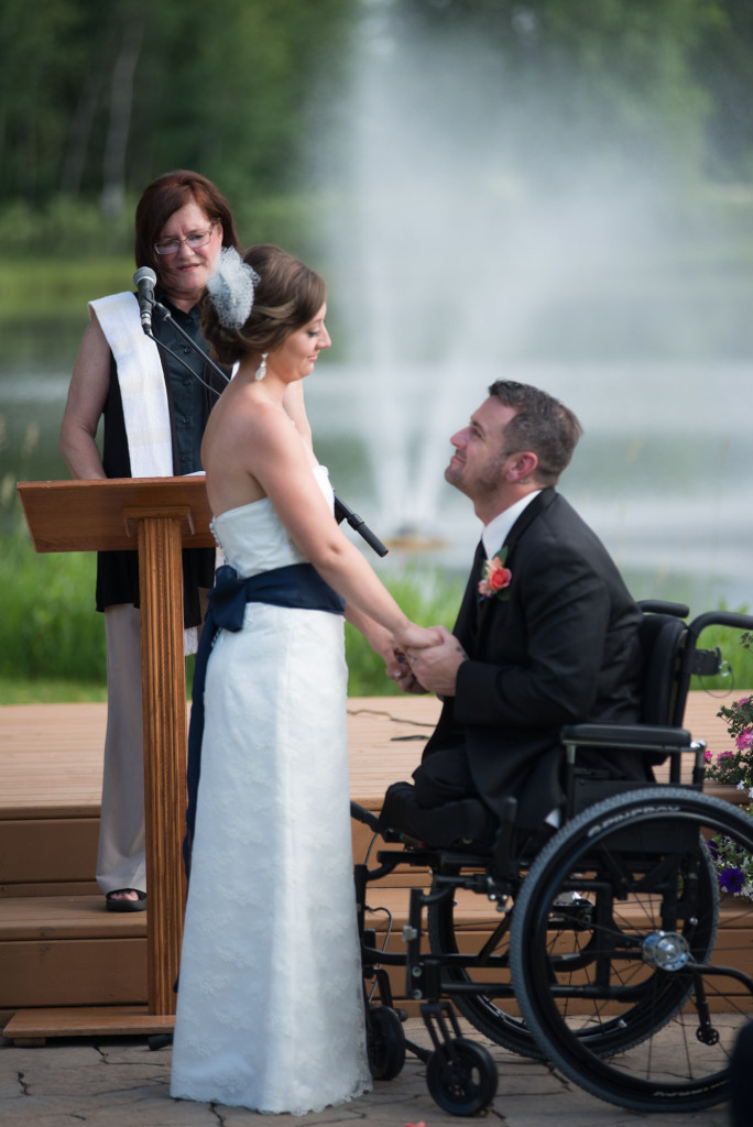 Kimberly and Kyle's summer wedding at Majestic Oaks in Andover, MN