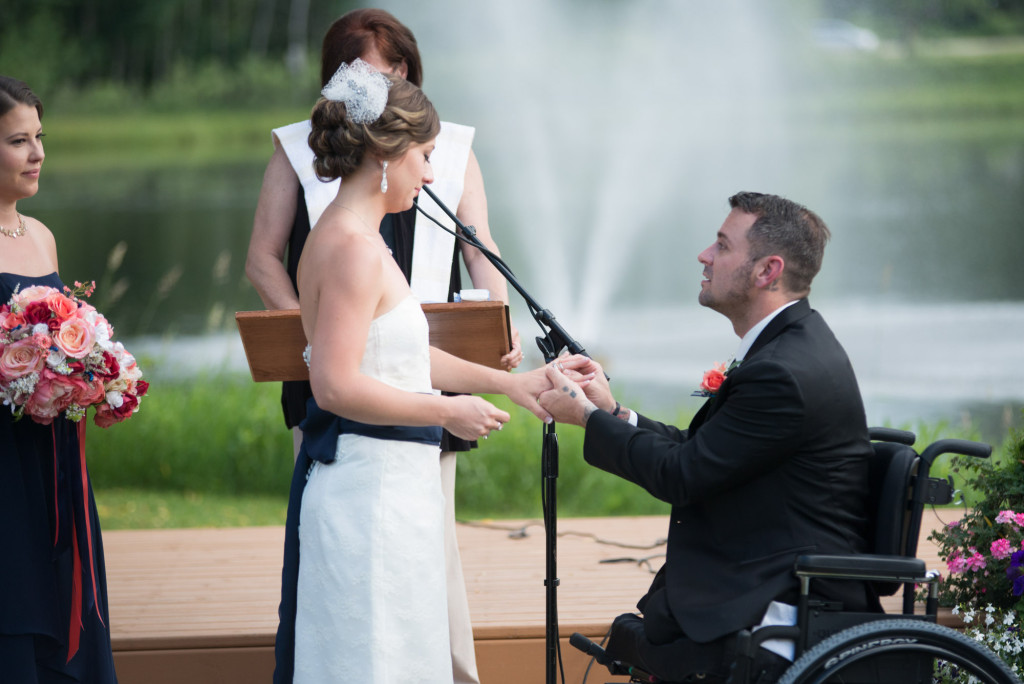 Kimberly and Kyle's summer wedding at Majestic Oaks in Andover, MN