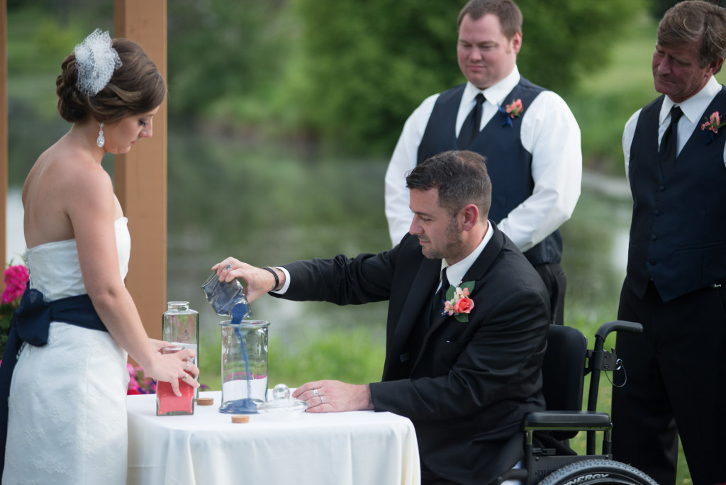 Kimberly and Kyle's summer wedding at Majestic Oaks in Andover, MN