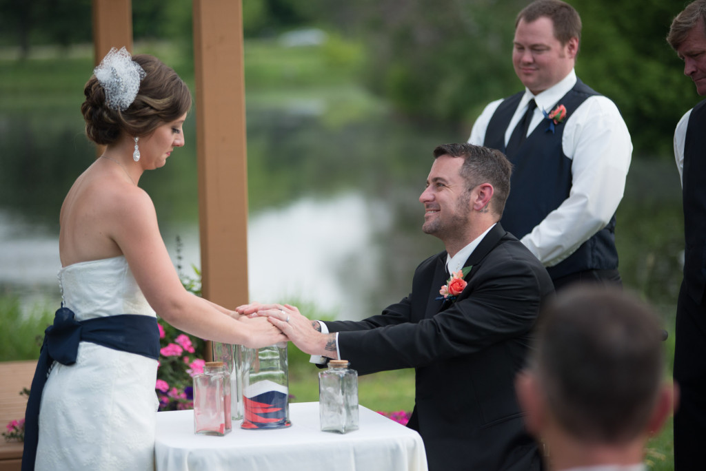 Kimberly and Kyle's summer wedding at Majestic Oaks in Andover, MN