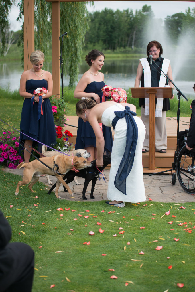 Kimberly and Kyle's summer wedding at Majestic Oaks in Andover, MN