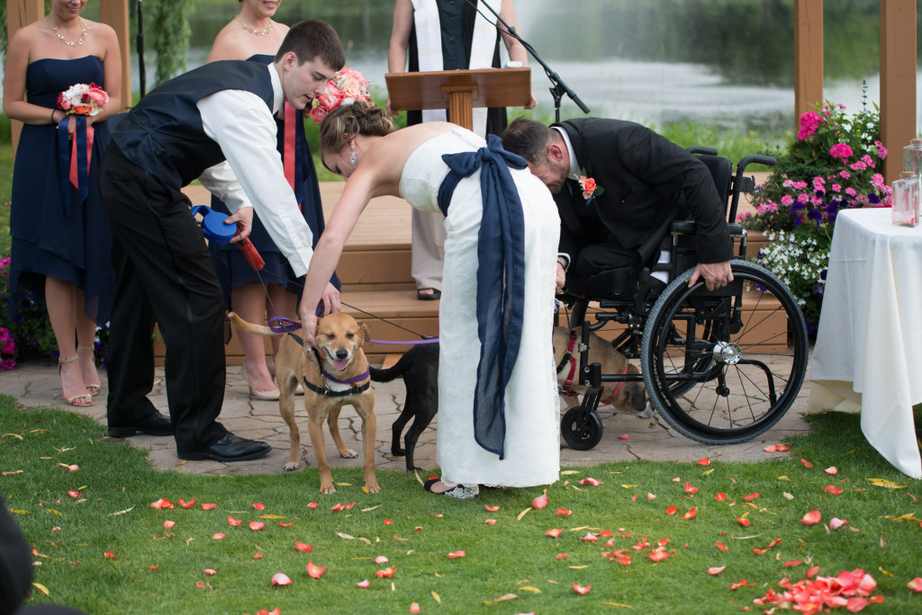 Kimberly and Kyle's summer wedding at Majestic Oaks in Andover, MN