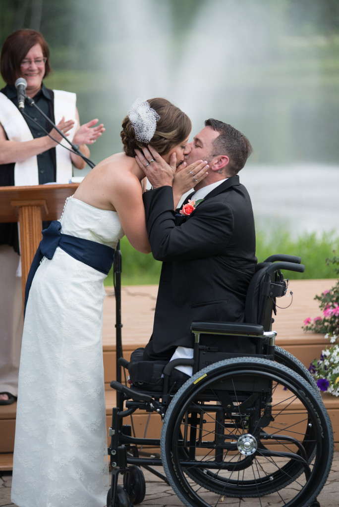 Kimberly and Kyle's summer wedding at Majestic Oaks in Andover, MN