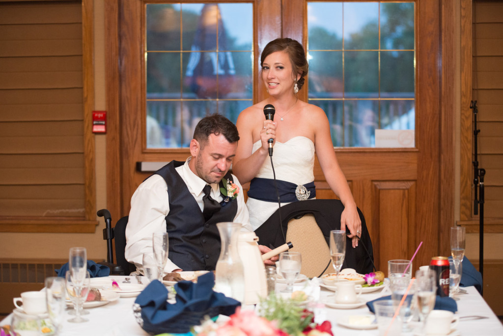 Kimberly and Kyle's summer wedding at Majestic Oaks in Andover, MN