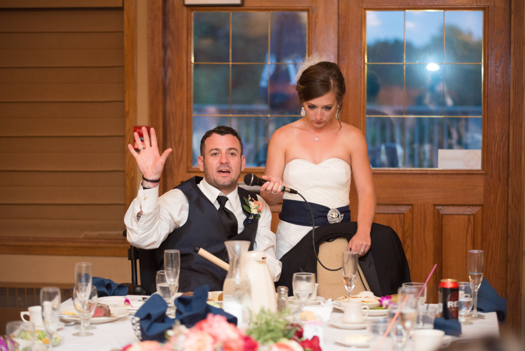 Kimberly and Kyle's summer wedding at Majestic Oaks in Andover, MN