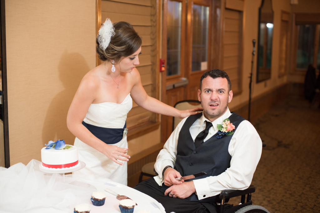 Kimberly and Kyle's summer wedding at Majestic Oaks in Andover, MN
