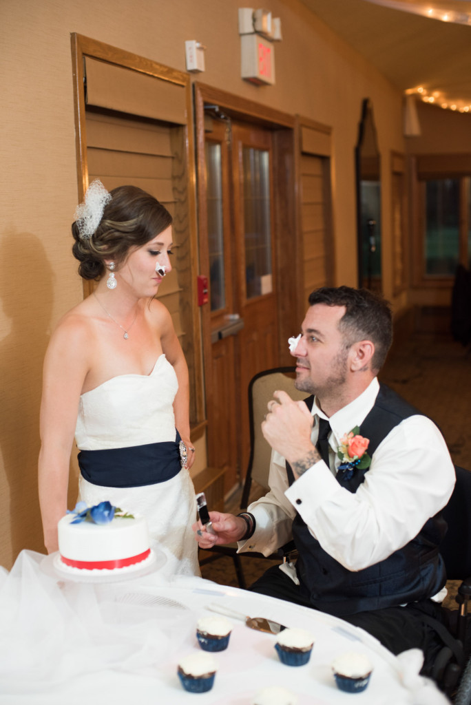 Kimberly and Kyle's summer wedding at Majestic Oaks in Andover, MN