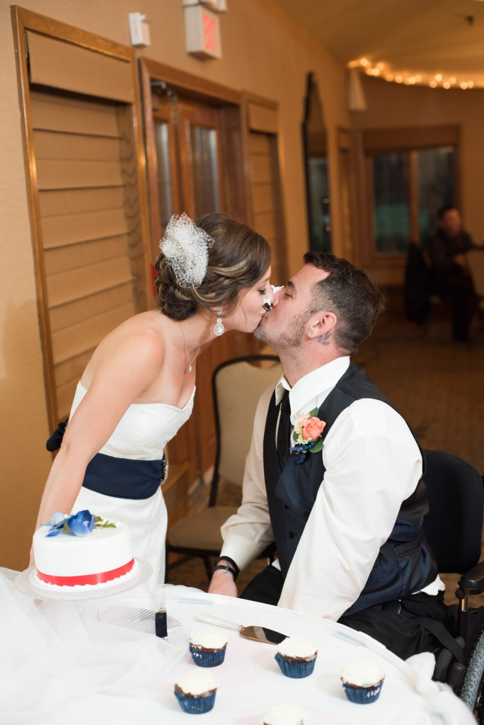 Kimberly and Kyle's summer wedding at Majestic Oaks in Andover, MN