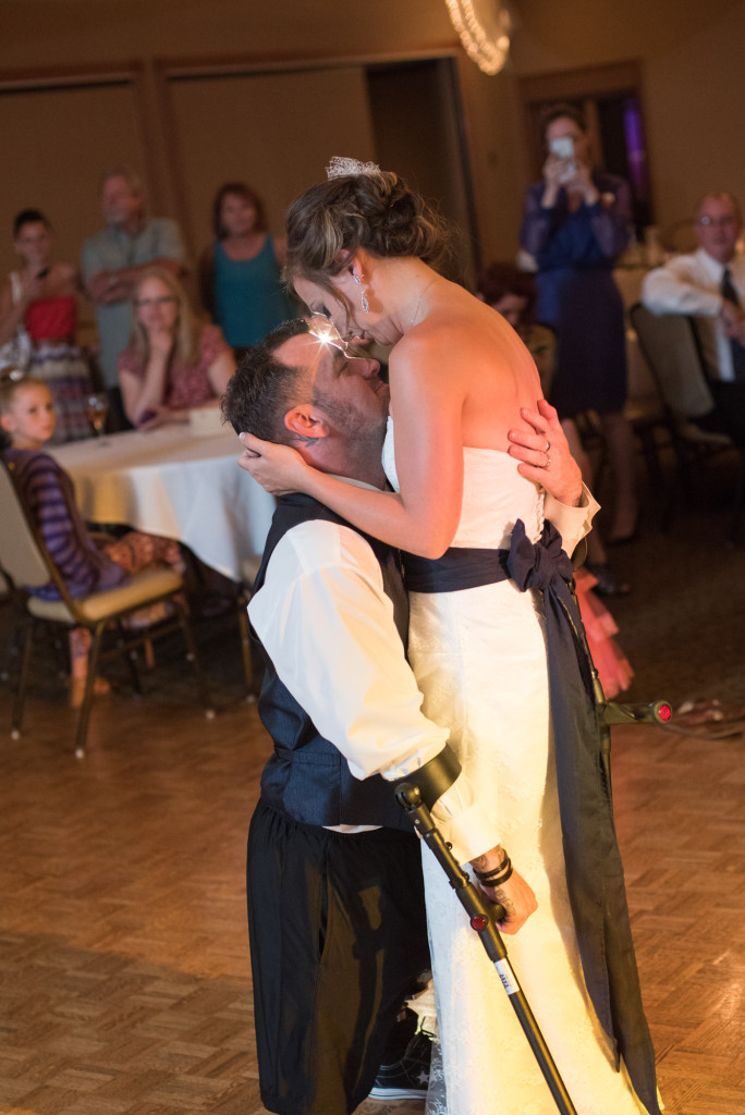 Kimberly and Kyle's summer wedding at Majestic Oaks in Andover, MN