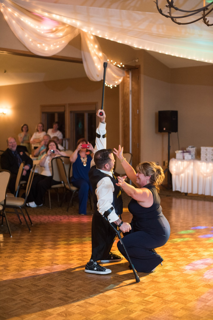 Kimberly and Kyle's summer wedding at Majestic Oaks in Andover, MN
