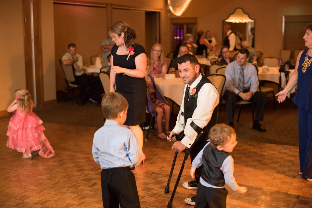 Kimberly and Kyle's summer wedding at Majestic Oaks in Andover, MN