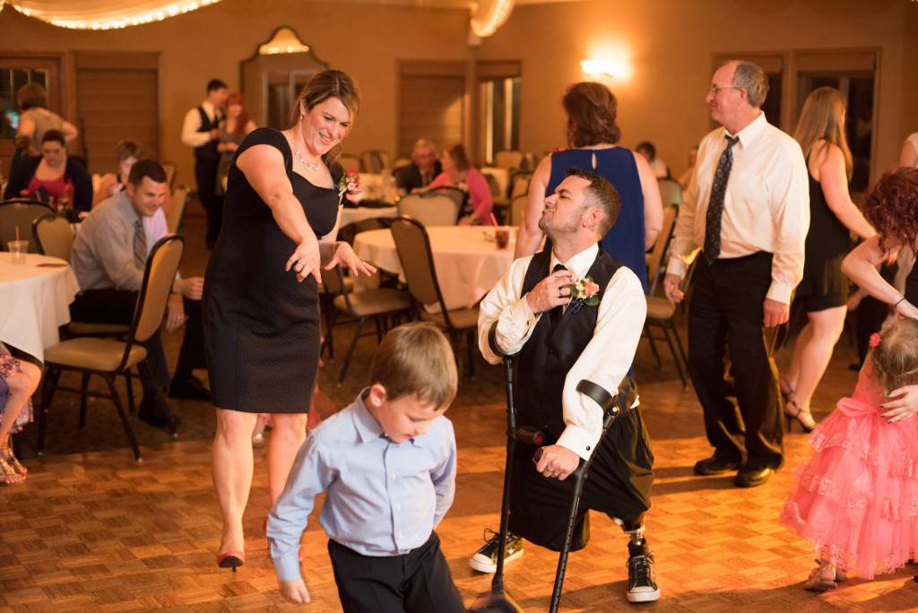 Kimberly and Kyle's summer wedding at Majestic Oaks in Andover, MN