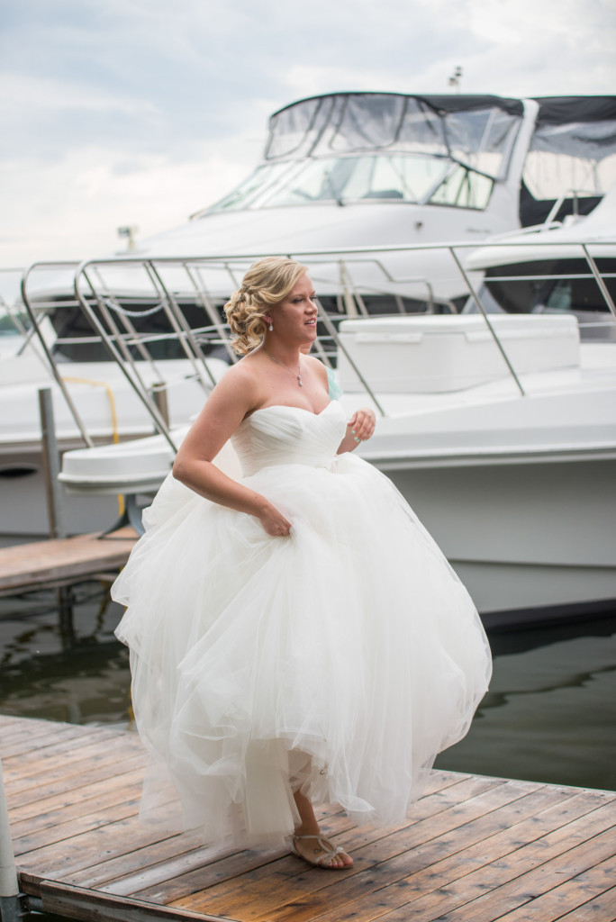 Gigi and Matt's nautical wedding on Lake Minnetonka