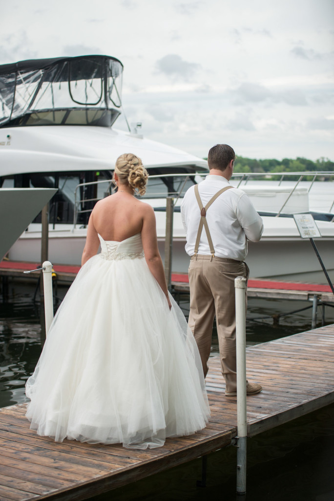 Gigi and Matt's nautical wedding on Lake Minnetonka