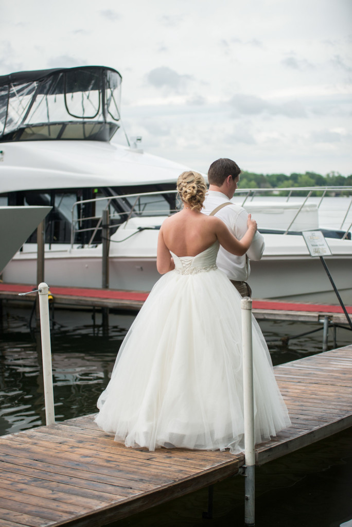 Gigi and Matt's nautical wedding on Lake Minnetonka