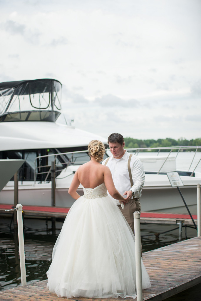 Gigi and Matt's nautical wedding on Lake Minnetonka