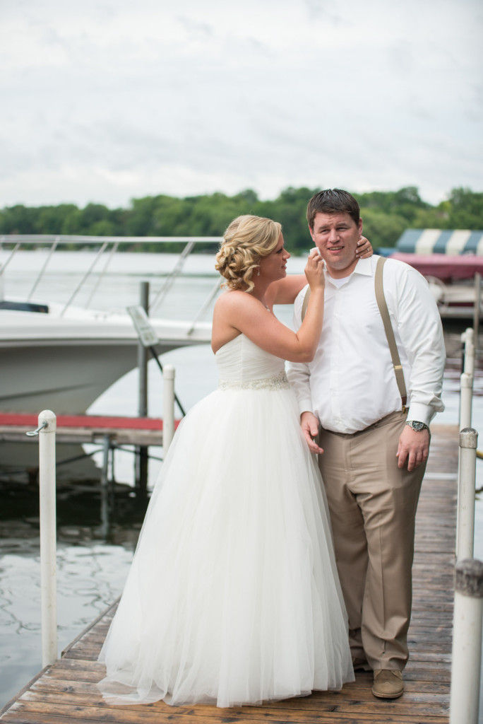 Gigi and Matt's nautical wedding on Lake Minnetonka