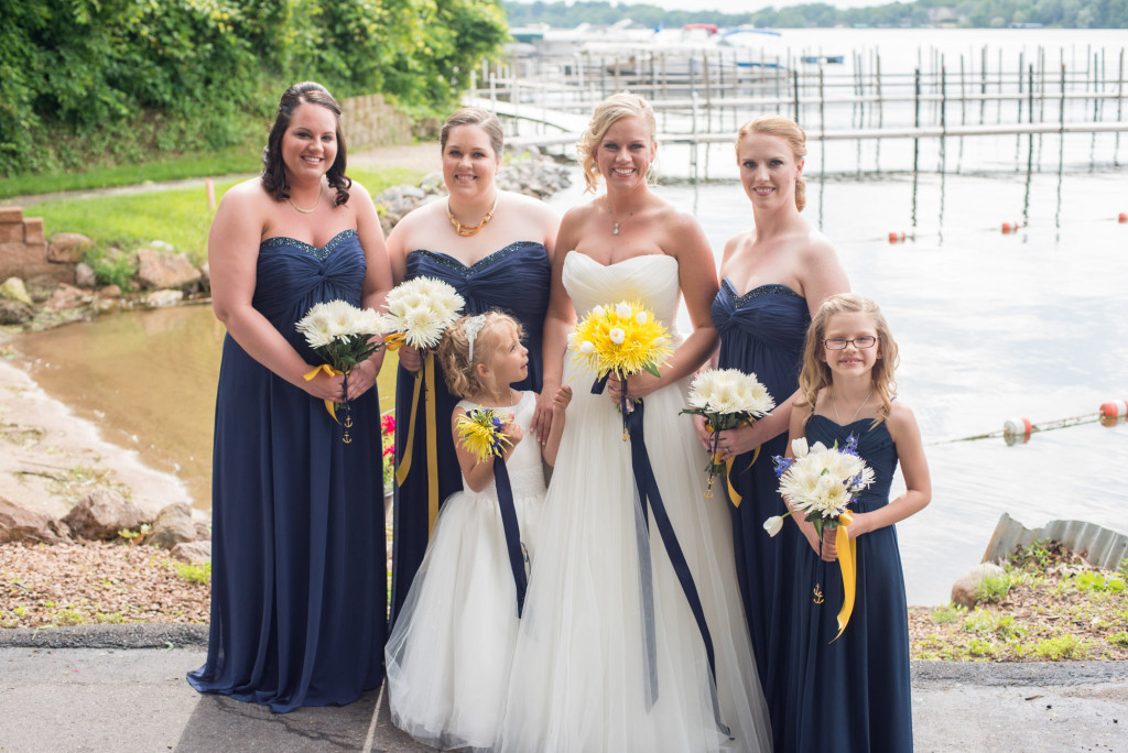 Gigi and Matt's nautical wedding on Lake Minnetonka