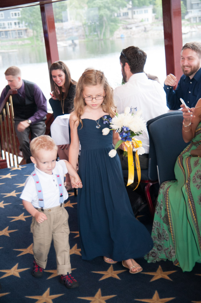 Gigi and Matt's nautical wedding on Lake Minnetonka