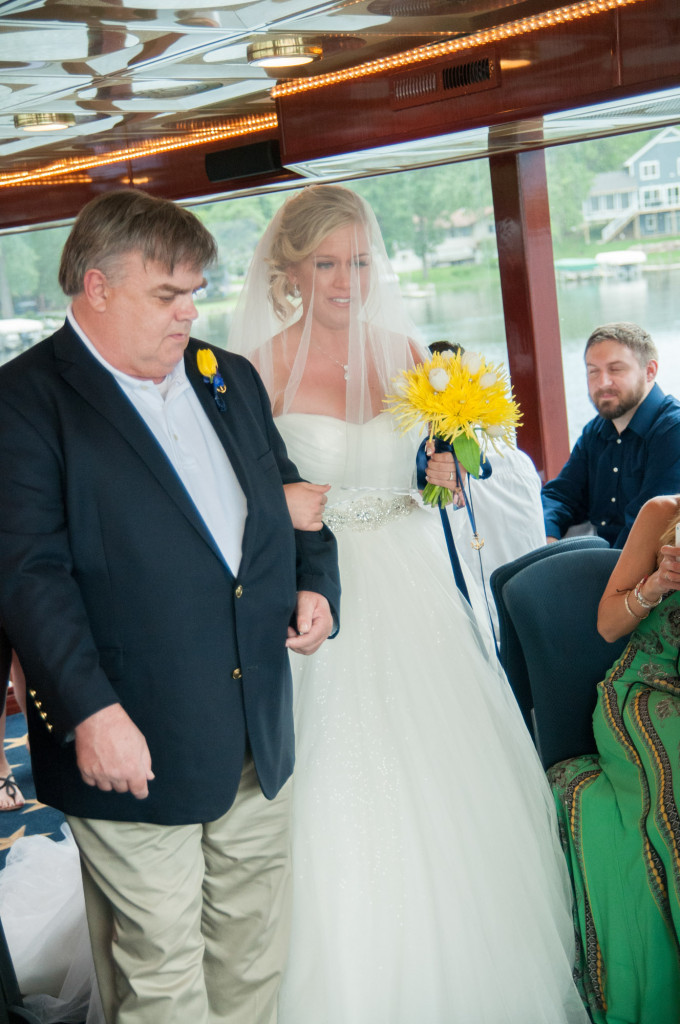 Gigi and Matt's nautical wedding on Lake Minnetonka