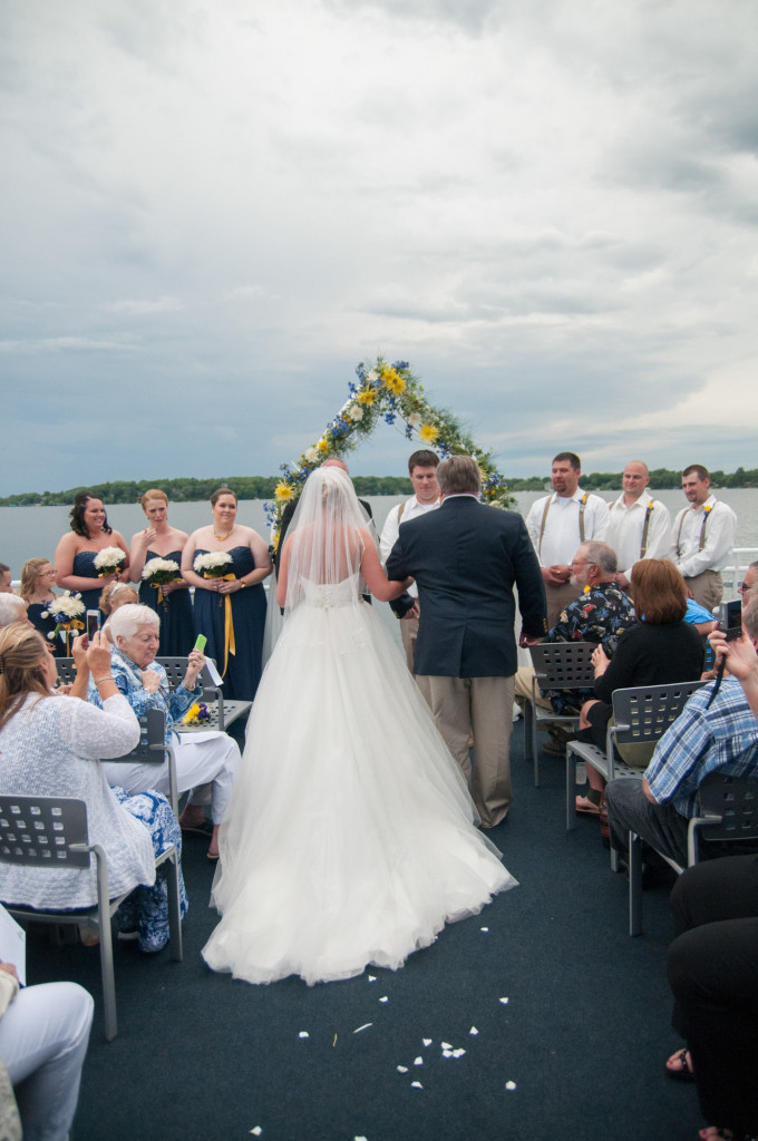 Gigi and Matt's nautical wedding on Lake Minnetonka