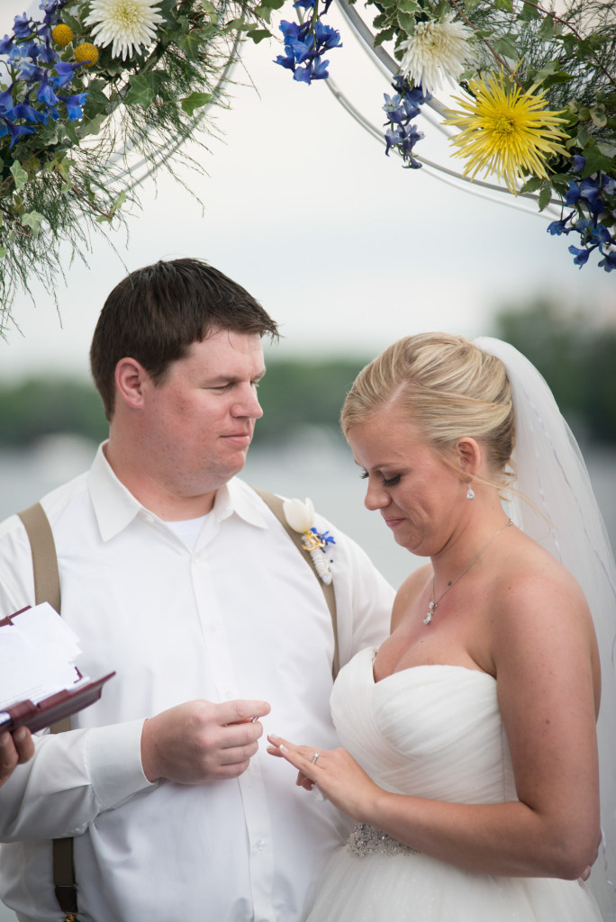 Gigi and Matt's nautical wedding on Lake Minnetonka