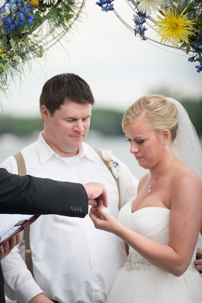 Gigi and Matt's nautical wedding on Lake Minnetonka