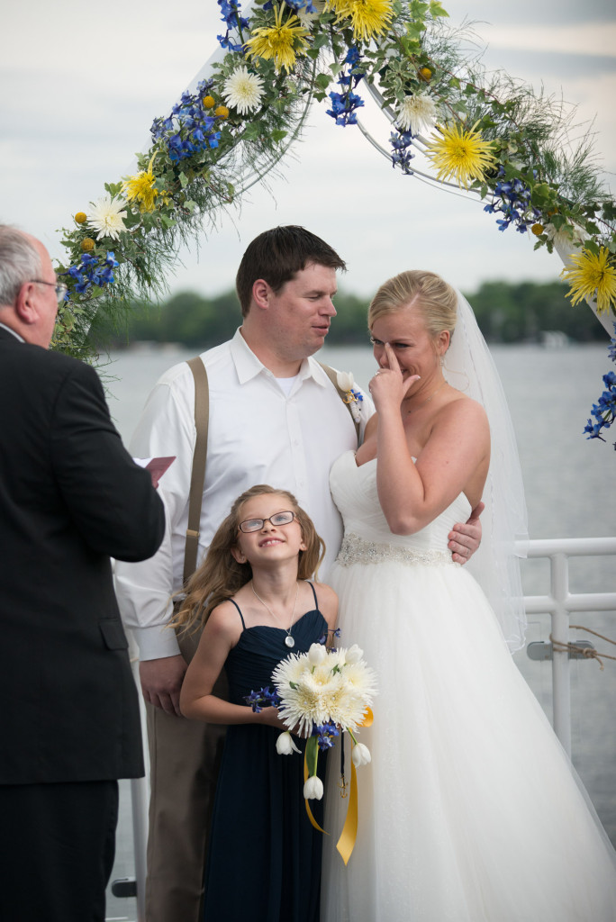 Gigi and Matt's nautical wedding on Lake Minnetonka