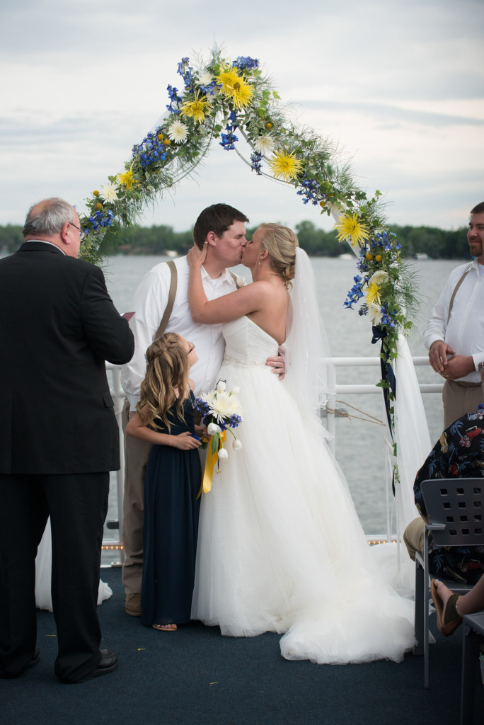 Gigi and Matt's nautical wedding on Lake Minnetonka