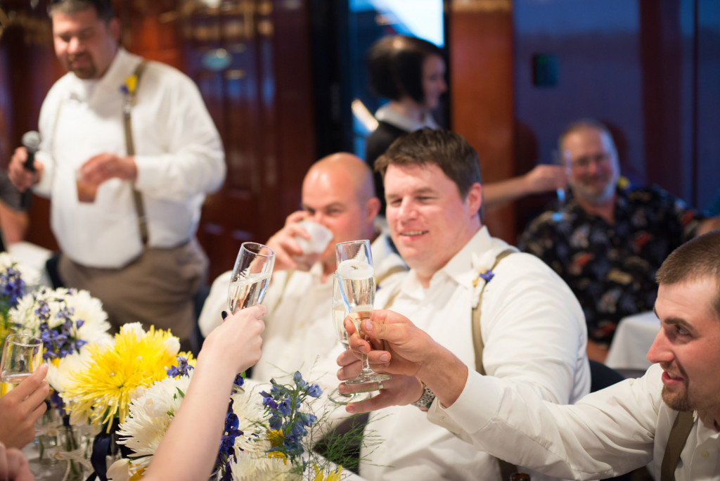 Gigi and Matt's nautical wedding on Lake Minnetonka