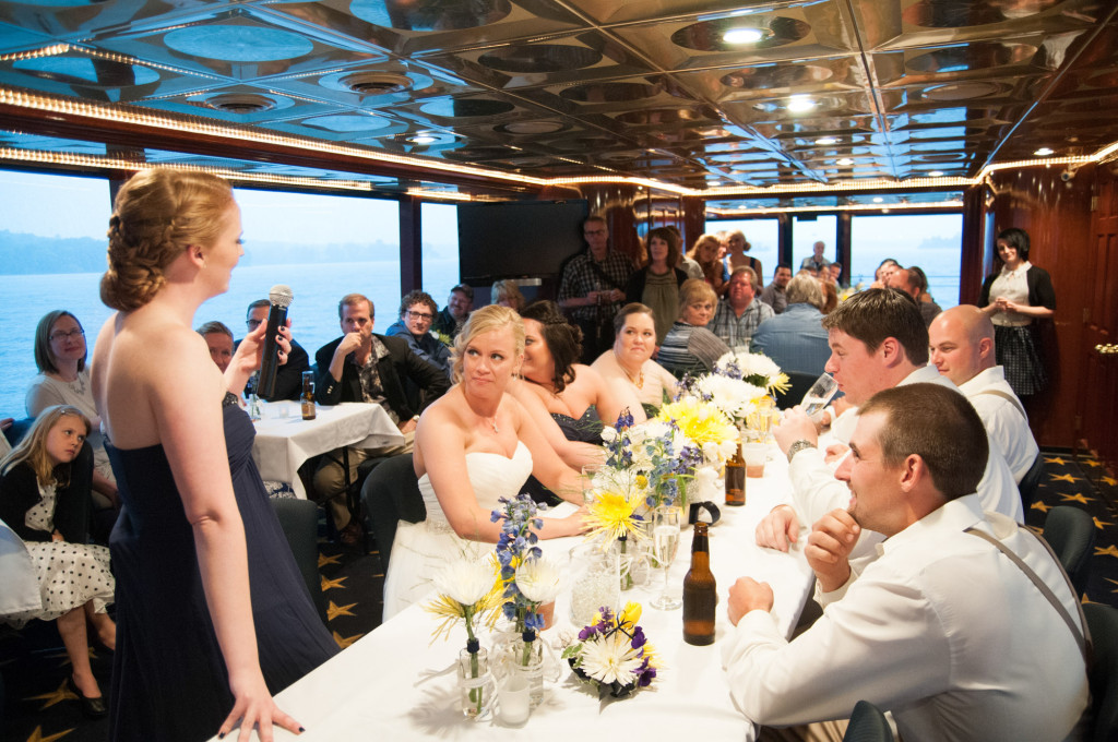 Gigi and Matt's nautical wedding on Lake Minnetonka
