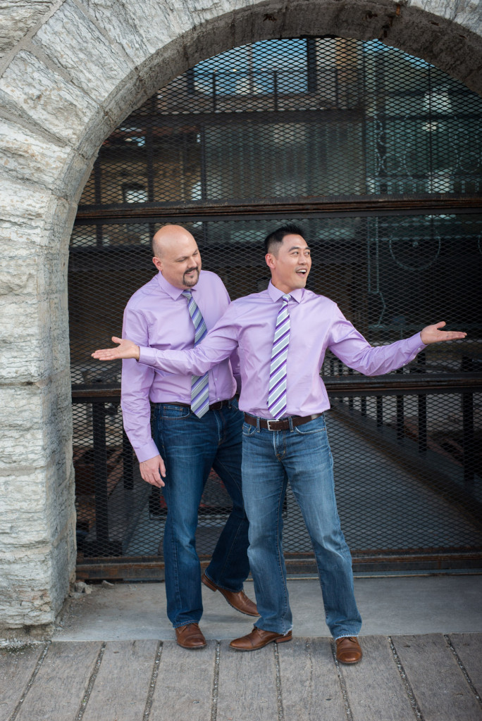 Arthur and James's summer engagement at The Guthrie