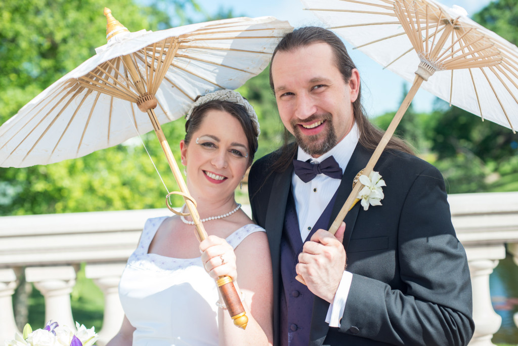 Kirsten and Damon's summer wedding at Como with celi dance reception in St. Paul, MN