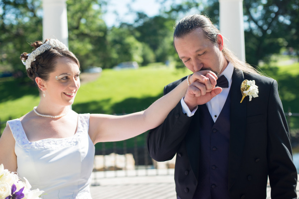 Kirsten and Damon's summer wedding at Como with celi dance reception in St. Paul, MN