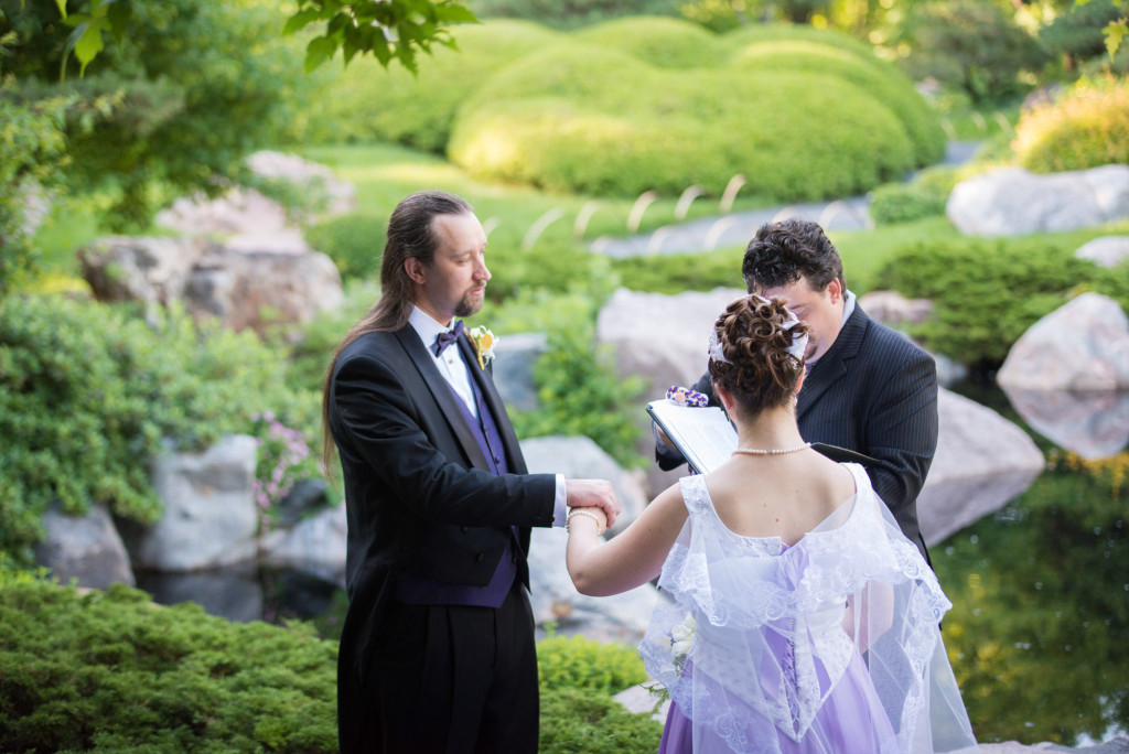 Kirsten and Damon's summer wedding at Como with celi dance reception in St. Paul, MN