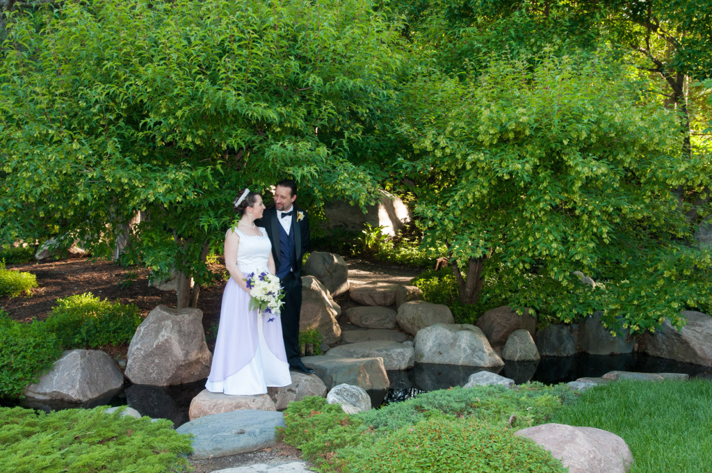 Kirsten and Damon's summer wedding at Como with celi dance reception in St. Paul, MN