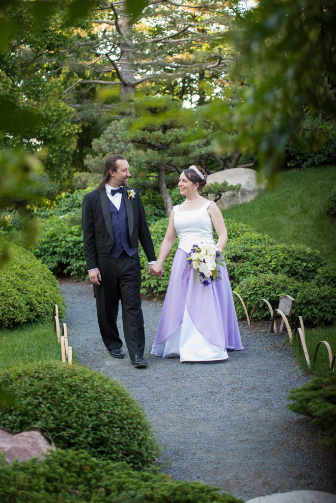 Kirsten and Damon's summer wedding at Como with celi dance reception in St. Paul, MN