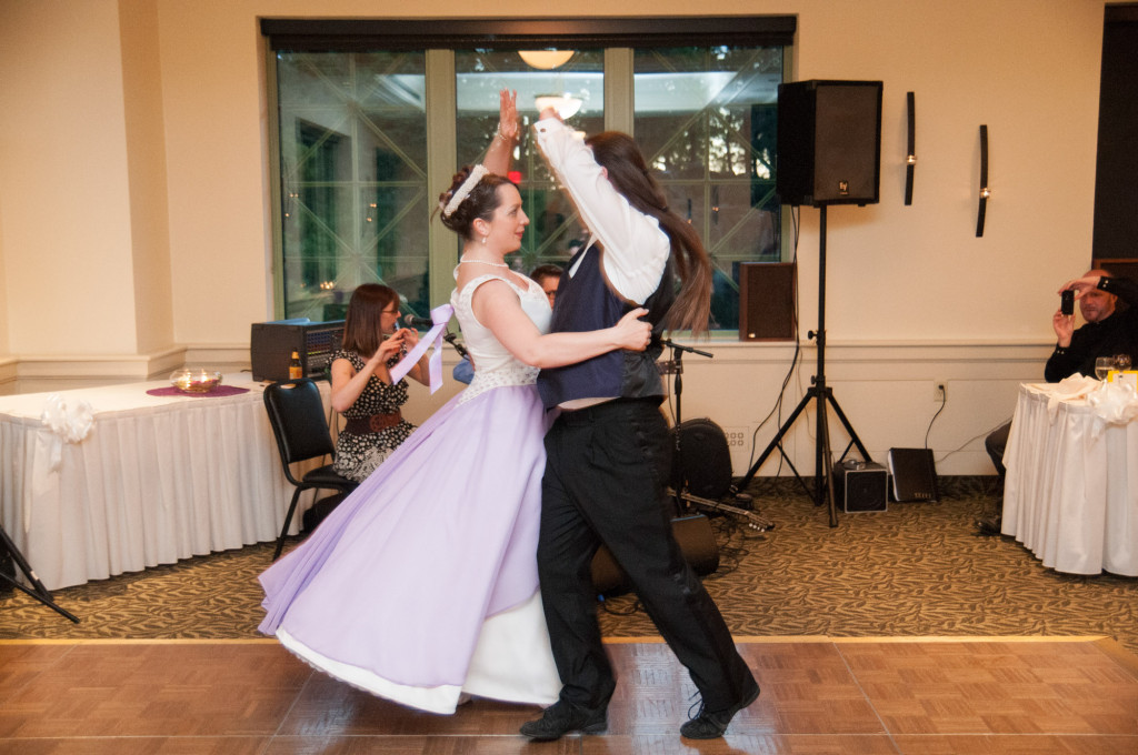Kirsten and Damon's summer wedding at Como with celi dance reception in St. Paul, MN