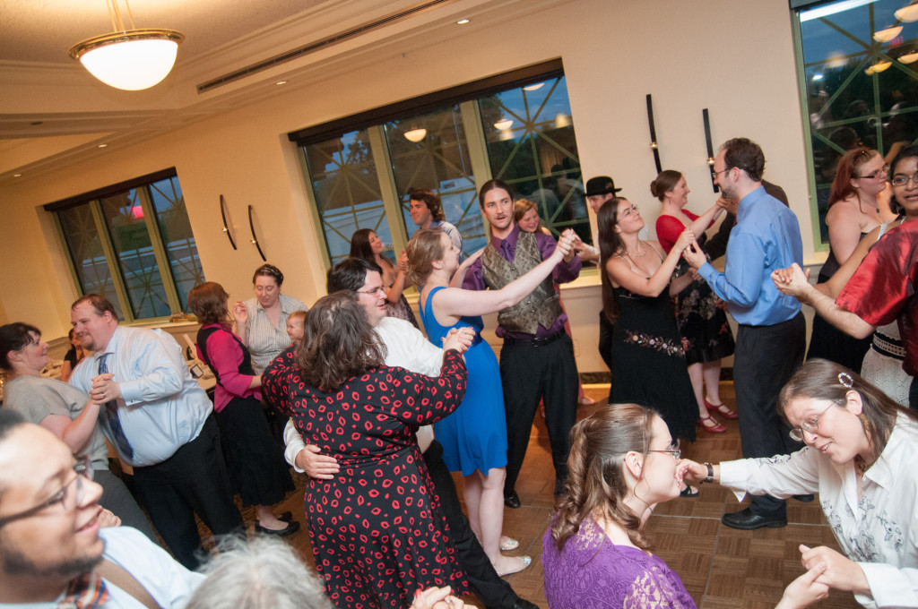 Kirsten and Damon's summer wedding at Como with celi dance reception in St. Paul, MN