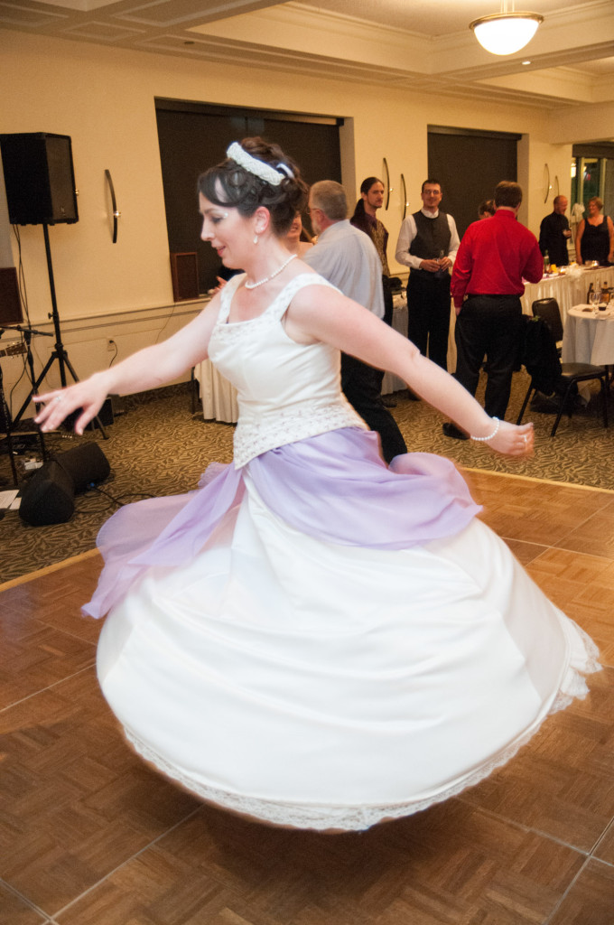 Kirsten and Damon's summer wedding at Como with celi dance reception in St. Paul, MN