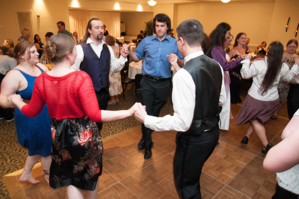Kirsten and Damon's summer wedding at Como with celi dance reception in St. Paul, MN