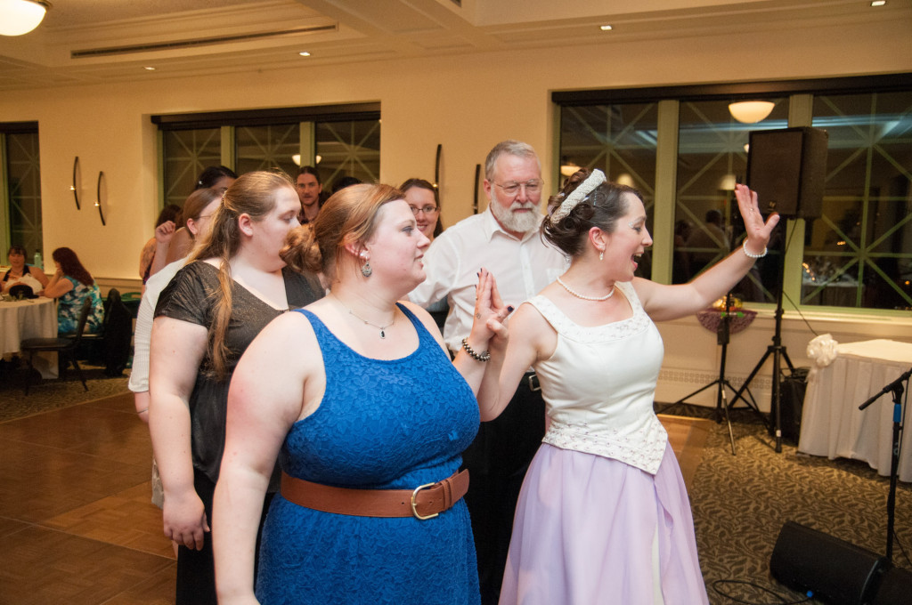 Kirsten and Damon's summer wedding at Como with celi dance reception in St. Paul, MN