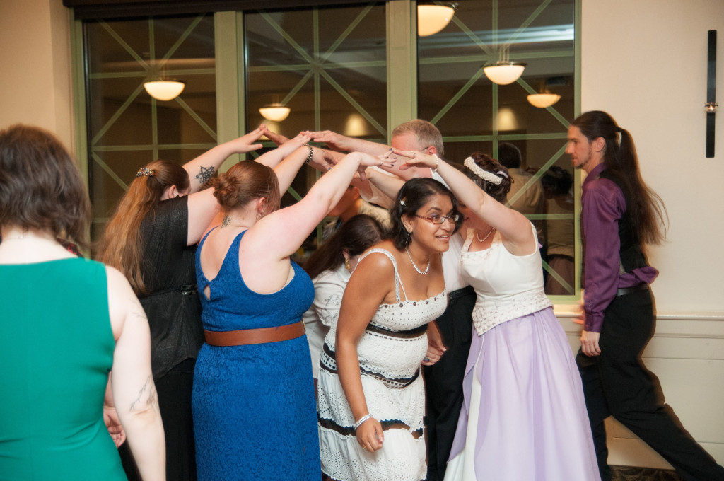 Kirsten and Damon's summer wedding at Como with celi dance reception in St. Paul, MN