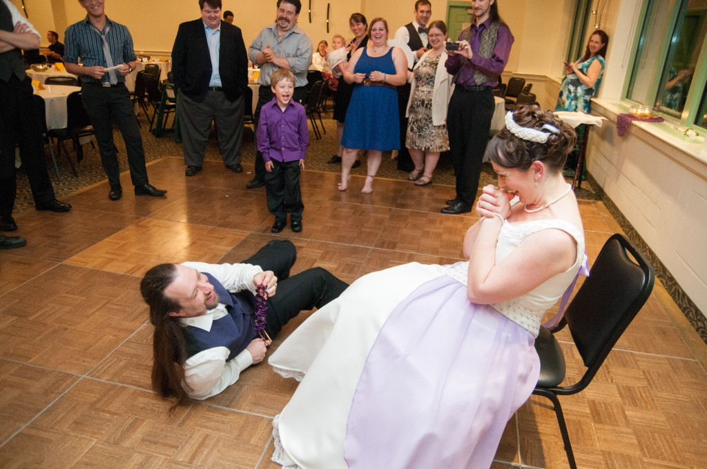 Kirsten and Damon's summer wedding at Como with celi dance reception in St. Paul, MN