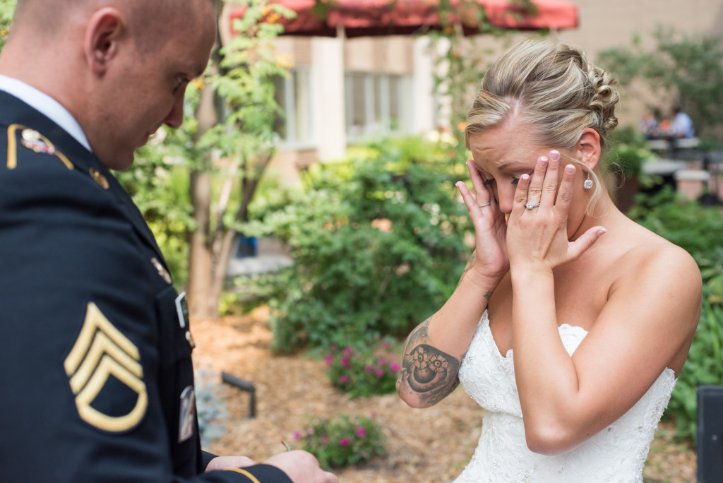 Karissa and Nate's military wedding in Minneapolis, MN