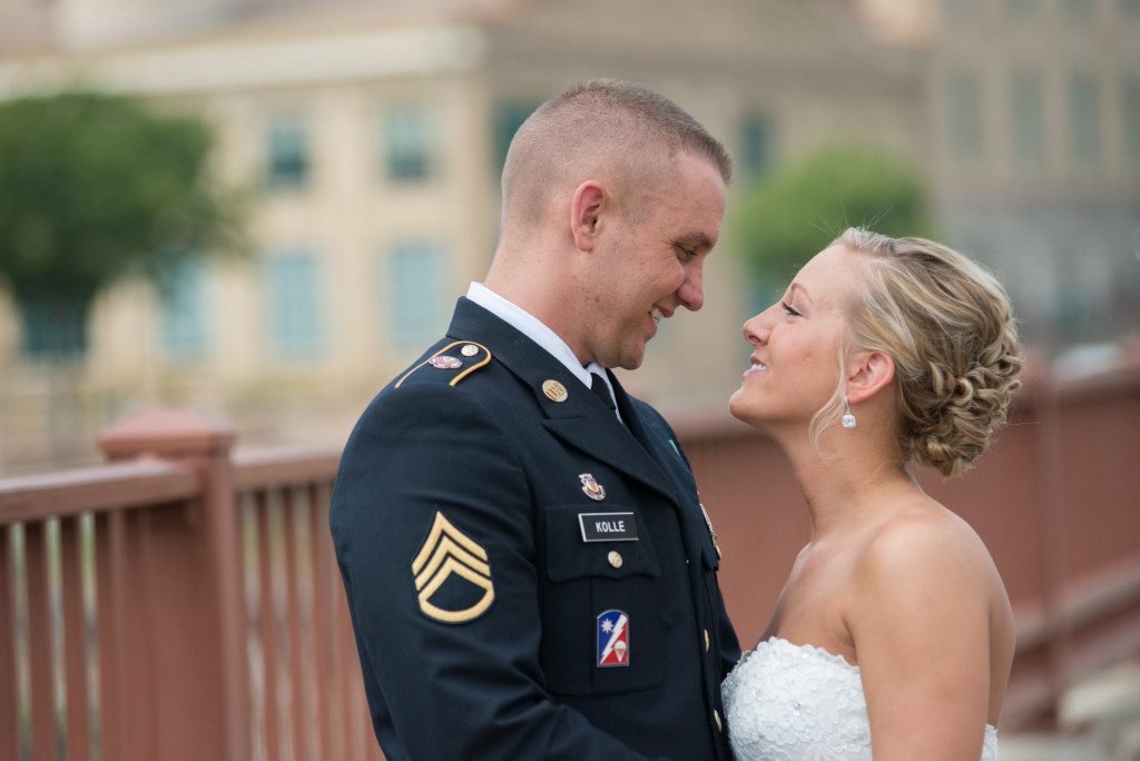 Karissa and Nate's military wedding in Minneapolis, MN
