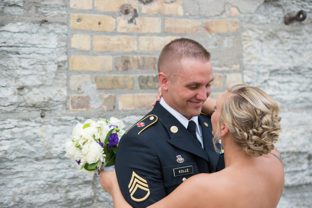 Karissa and Nate's military wedding in Minneapolis, MN